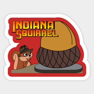 Indiana Squirrel Sticker